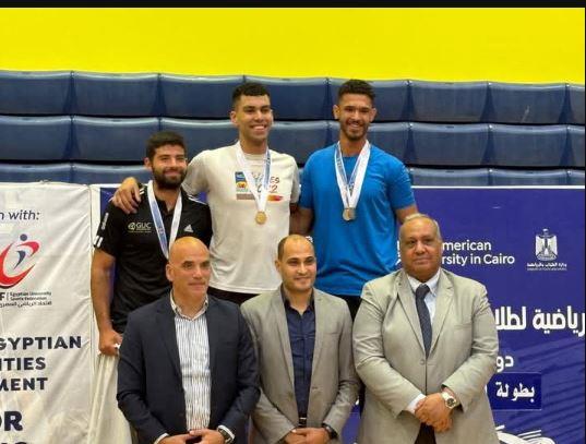 متولي يحصد ذهبيتي الأرجوميتر في بطولة الشهيد الرفاعي ممثلًا لجامعة قناة السويس