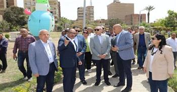   محافظ القاهرة يفتتح حديقة الزهور الجديدة بعين الصيرة بحي مصر القديمة