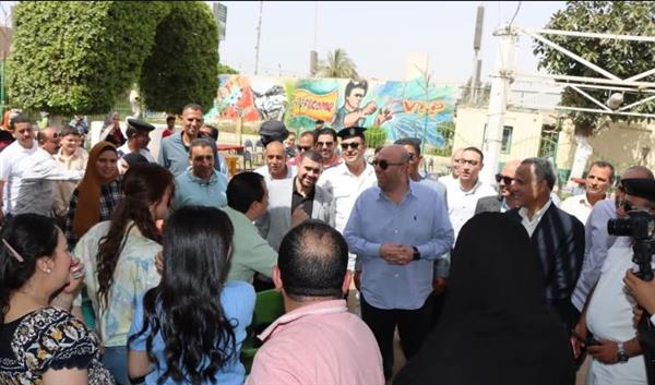 محافظ بني سويف يتفقد الحدائق والمتنزهات خلال احتفالات شم النسيم وأعياد الربيع