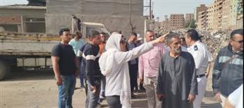 نائب محافظ القليوبية تقود حملة لرفع الإشغالات والتعديات بالخصوص
