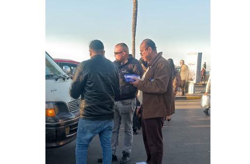 الإسكندرية: وضع ٦٥٠٠ ملصق على سيارات الأجرة و ٢١ بانر في المواقف الرئيسية