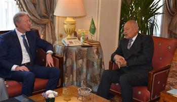   أبو الغيط يستقبل وزير خارجية لبنان
