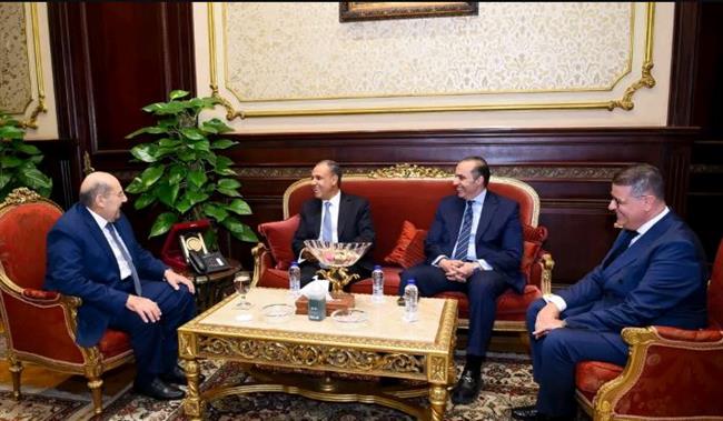 وزير الخارجية والهجرة يلتقى مع رئيس مجلس الشيوخ