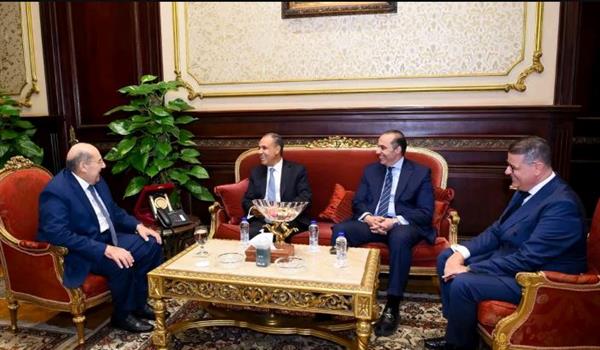 وزير الخارجية والهجرة يلتقى مع رئيس مجلس الشيوخ