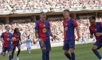 تشكيل برشلونة لمواجهة ريال مايوركا في الدوري.. فاتي مفاجأة فليك