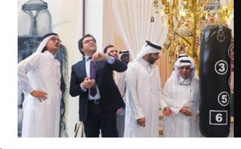   وزير الثقافة يلتقي مستشار الشئون الثقافية بمؤسسة قطر