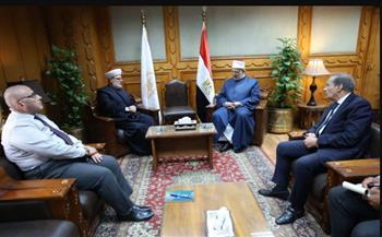 وكيل الأزهر يستقبل رئيس المجلس الفقهي الأسترالي لبحث سبل التعاون المشترك