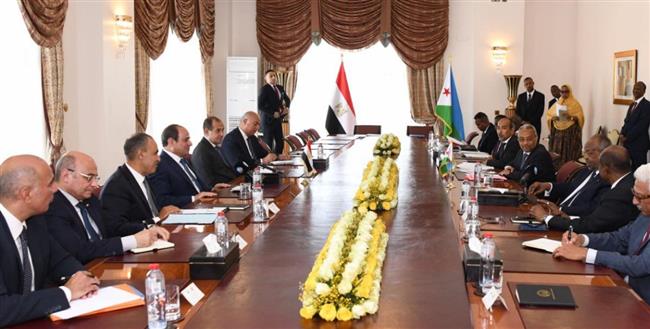 دعم مصري جيبوتي لأمن واستقرار الصومال والسودان​