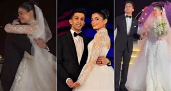   شاهد.. الصورة الاولى من حفل زفاف ليلى أحمد زاهر وهشام جمال