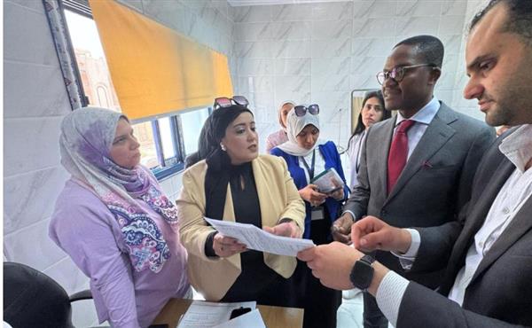 الصحة: وفد من المركز الأفريقي لمكافحة الأمراض والوقاية يزور مركز طب أسرة الهناجر