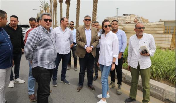 محافظ الجيزة يتفقد أعمال التطوير بالمنطقة المحيطة بالمتحف المصري الكبير والمنطقة الأثرية