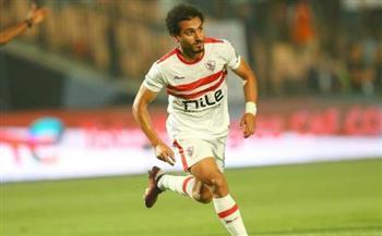 أحمد حمدي يترقب عودته للمشاركة في المباريات مع الزمالك