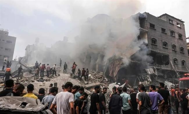 استشهاد 9 فلسطينيين في قصف للاحتلال على مدينة غزة