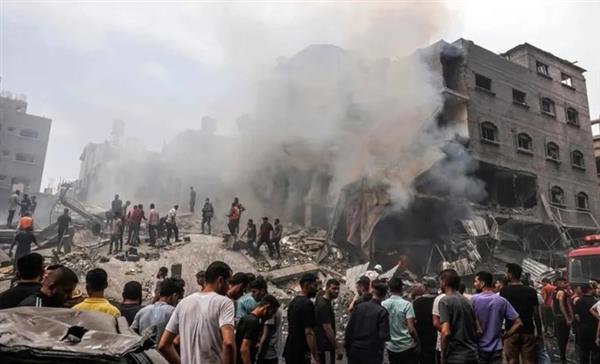 استشهاد 9 فلسطينيين في قصف للاحتلال على مدينة غزة