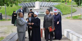   الأزهري يزور مقر الجمعية الإسلامية والنصب التذكاري لشهداء كرواتيا المسلمين في زغرب 