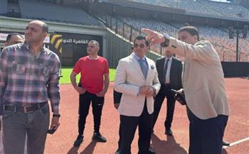  وزير الشباب والرياضة يتفقد إستاد القاهرة قبل مواجهة الأهلي وصن داونز 