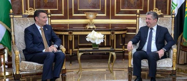 رئيس حكومة كردستان ورئيس مجلس النواب الأردني يناقشان تعزيز التعاون المشترك 