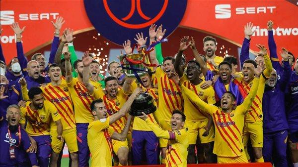 للمرة الـ32 بتاريخه.. برشلونة يتوج بلقب كأس ملك إسبانيا بعد الفوز على ريال مدريد
