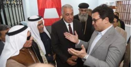 وزير الثقافة يفتتح بيت ثقافة المساعيد بالعريش