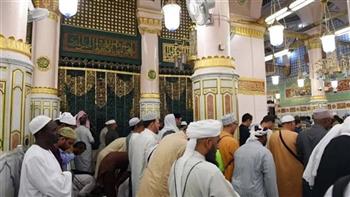   خلال عام.. أكثر من 13 مليون زائر للصلاة في الروضة الشريفة