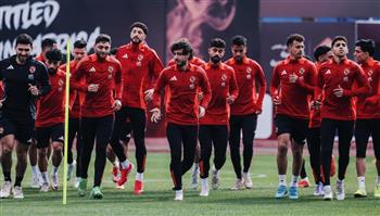 الأهلي يواصل تدريباته استعدادا لـ بتروجيت في الدوري