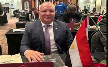   محمد محمود يفوز بمنصب السكرتير العام الأول للاتحاد الإفريقي للمصارعة