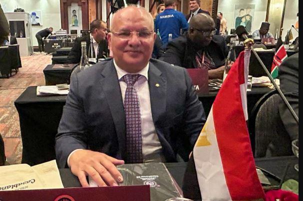 محمد محمود يفوز بمنصب السكرتير العام الأول للاتحاد الإفريقي للمصارعة