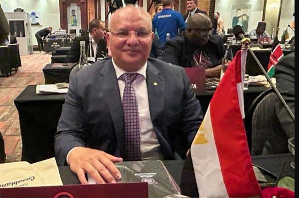 محمد محمود يفوز بمنصب السكرتير العام الأول للاتحاد الإفريقي للمصارعة