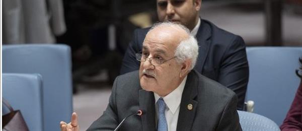 مندوب فلسطين بالأمم المتحدة: إسرائيل تمنع دخول أبسط مقومات الحياة إلى قطاع غزة