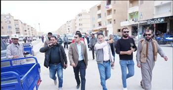   نائب محافظ مطروح  يتفقد عددا من المشروعات الخدمية والتنموية الجاري تنفيذها