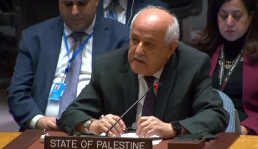 مندوب فلسطين بالأمم المتحدة: هناك حلول لضمان عدم عودة حماس لحكم غزة