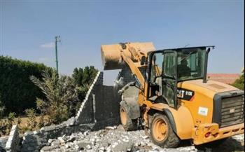   النجار: إزالة حالات تعدي على الأراضي الزراعية بعدة مناطق بالجيزة