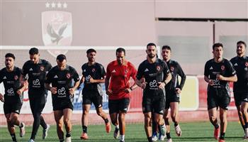   الأهلي يخوض مران خفيف قبل السفر إلى موريتانيا