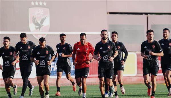 الأهلي يخوض مران خفيف قبل السفر إلى موريتانيا