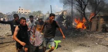   3 مصابين في قصف للاحتلال استهدف خيمة تؤوي نازحين بمخيم النصيرات وسط غزة