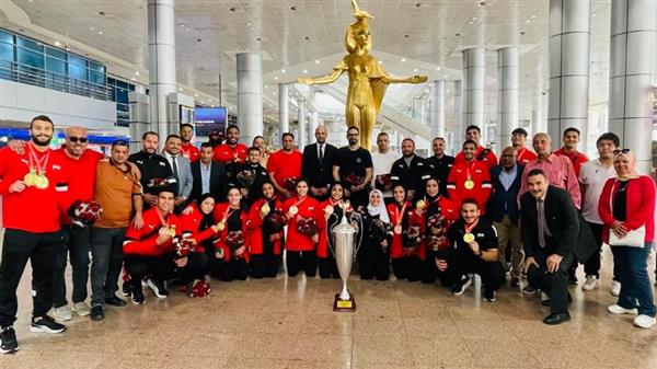 وزارة الرياضة تستقبل بعثة منتخب الجودو بعد التتويج ببطولة إفريقيا