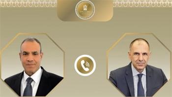   وزير الخارجية يبحث تعزيز علاقات الصداقة والتعاون مع اليونان