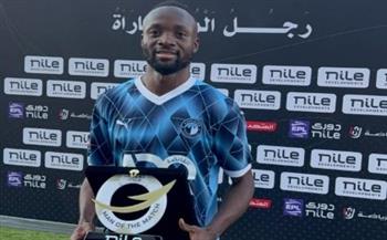   فيستون ماييلي رجل مباراة بيراميدز وحرس الحدود في الدوري