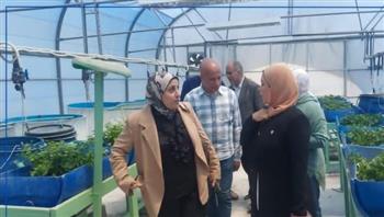   رئيس المعهد القومي لعلوم البحار والمصايد تقوم بزيارة لمحطة المكس