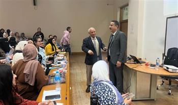   بدء الدراسة بالفصل الدراسي الثاني بمركز جامعة القاهرة للتعليم المدمج وسط استعدادات مكثفة