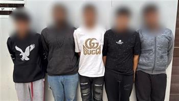 ضبط 5 أشخاص لاتهامهم بالتعدي على أجنبي بالبساتين