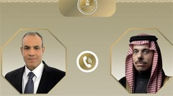 وزيرا خارجية مصر و السعودية يبحثان جهود تثبيت وقف النار بغزة