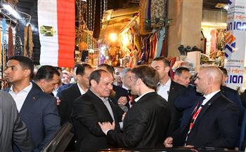   المتحدث الرئاسي ينشر صور جولة الرئيس السيسي ونظيره الفرنسي في القاهرة