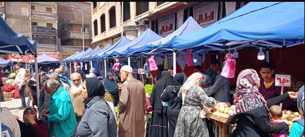 استمرار أسواق اليوم الواحد بأحياء الإسكندرية