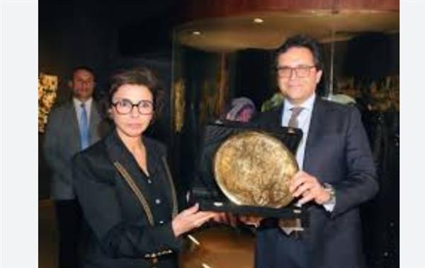 وزير الثقافة يستقبل نظيرته الفرنسية بمتحف أم كلثوم بالمنيل