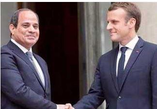 بعد قليل.. الرئيس السيسى وماكرون يصلان العريش