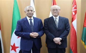   رئيس الأكاديمية العربية يستقبل سفير اليابان بالقاهرة لتعزيز التعاون المشترك 