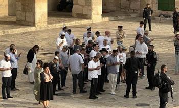   مستوطنون يقتحمون المسجد الأقصى تحت حماية شرطة الاحتلال الإسرائيلي
