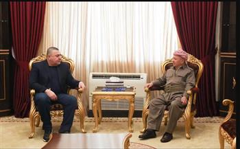   بارزاني يستقبل الأمين العام للمؤتمر الوطني العراقي