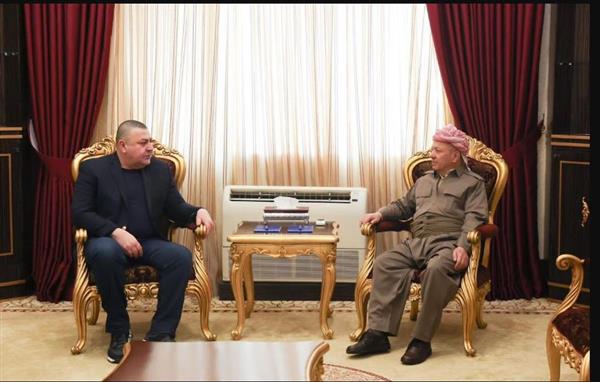 بارزاني يستقبل الأمين العام للمؤتمر الوطني العراقي